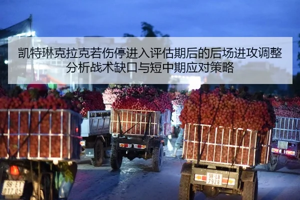 凯特琳克拉克若伤停进入评估期后的后场进攻调整分析战术缺口与短中期应对策略